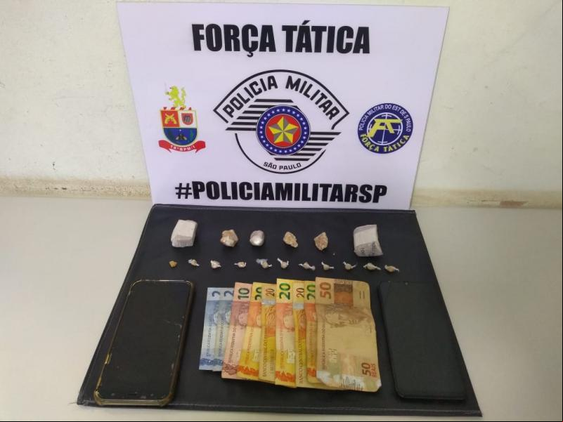 Polícia Militar - Materiais foram apreendidos em Prudente